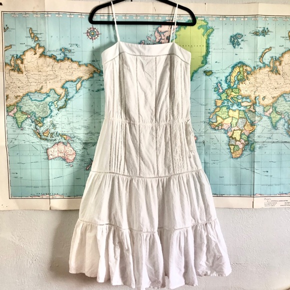 white prairie dress